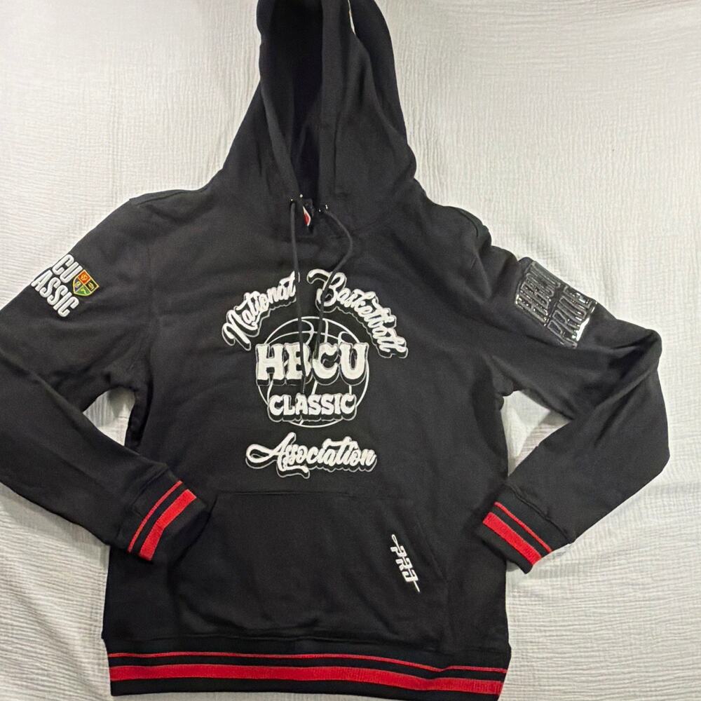 Pro Standard HEBCU Classic NBA Graphic Logo Pullover Hoodie Black Men's L
